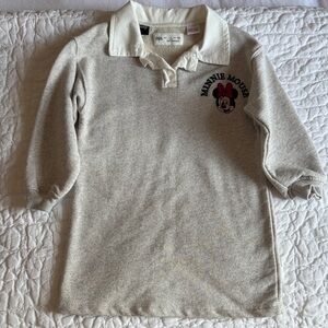 Minnie Mouse Kids Polo Dress - Gray